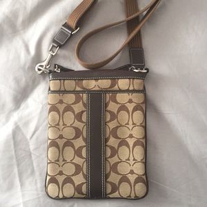 Coach Signature Logo Crossbody Bag